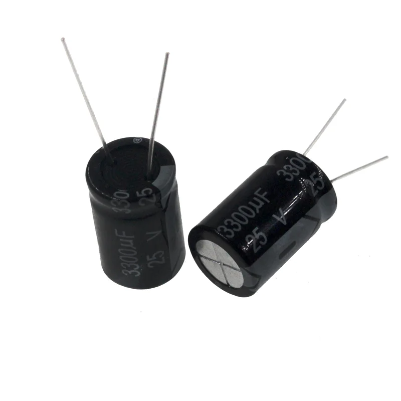 5 pces 3300uf 25v 3300mfd 25wv 13*25mm alumínio capacitor eletrolítico radial