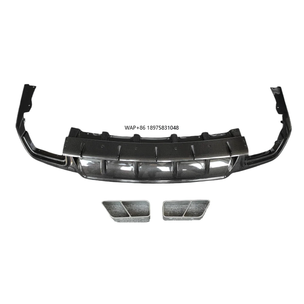 

For Levante 2018+ True Carbon Fiber M-Style Rear Diffuser Tail Body Kit