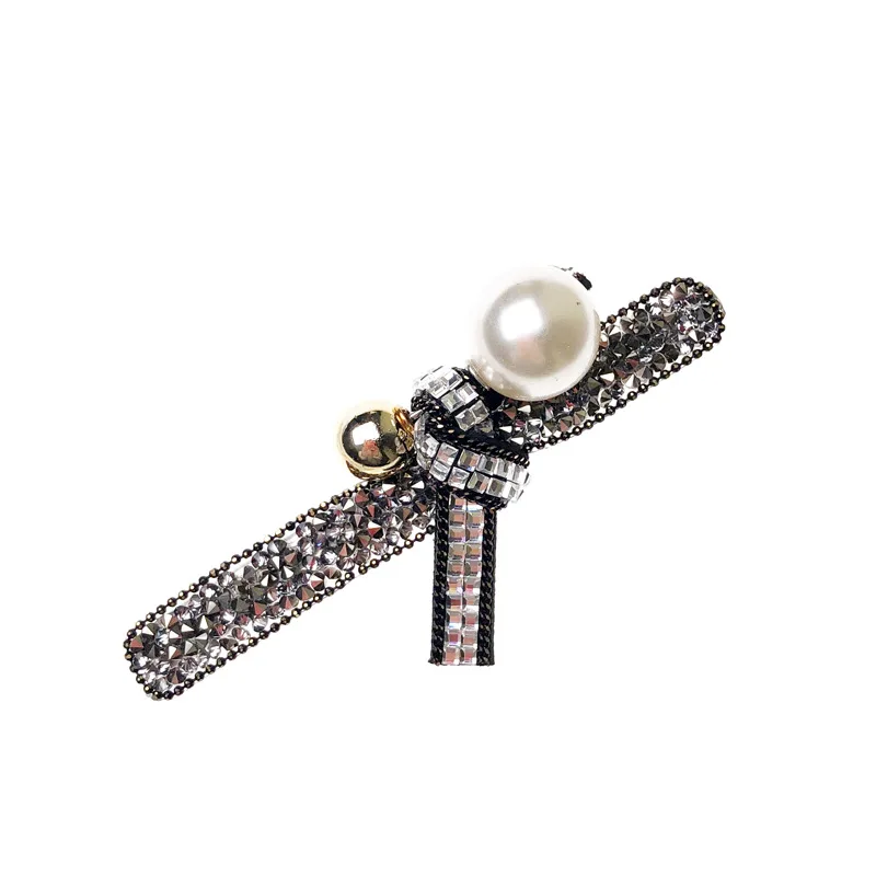 Luxury Crystal Pearl hair pins for women party hair decoration clips hair Clip accessories