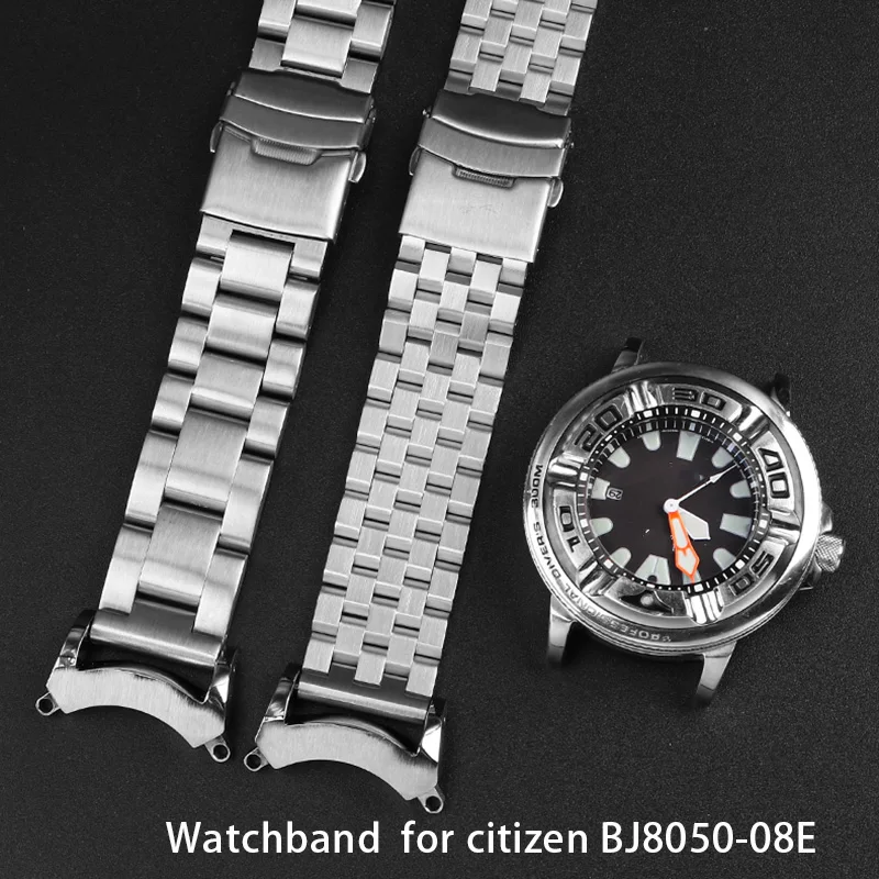 

For Citizen BJ8050-08E more style Strap Stainless steel Lug Connection Head Modified Watchband Small Little Monster Bracelet