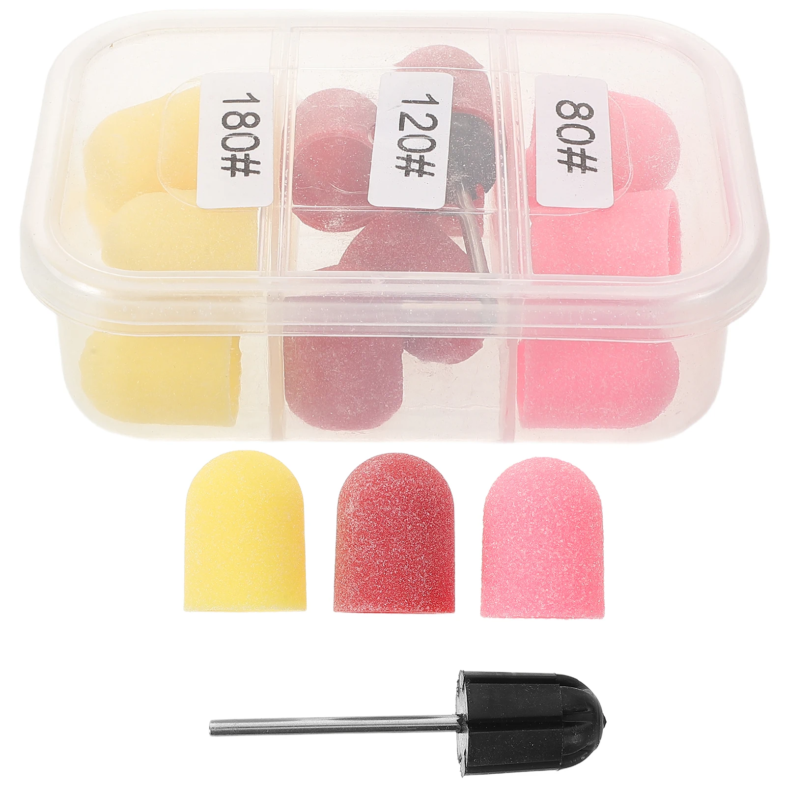 

Sanding Caps For Drill Replacement Grinding Heads 13Mm Fine Grit Nail Sanding Tools Dead Skin Remover Foot File Callus