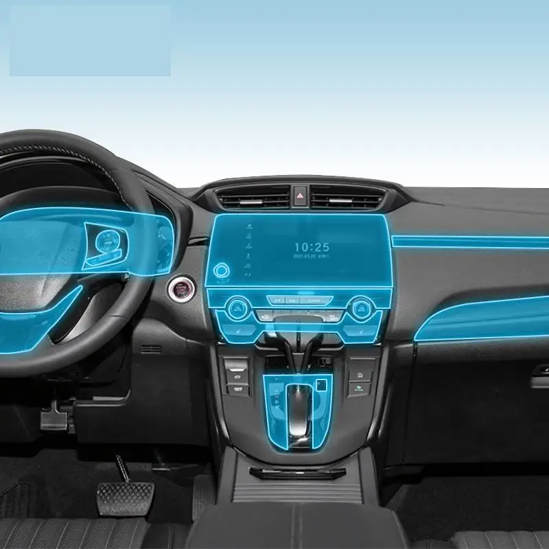 

For Honda Breeze 2020-2022 Car Interior Center console Transparent TPU Protective film Anti-scratch Repair film Accessories PPF