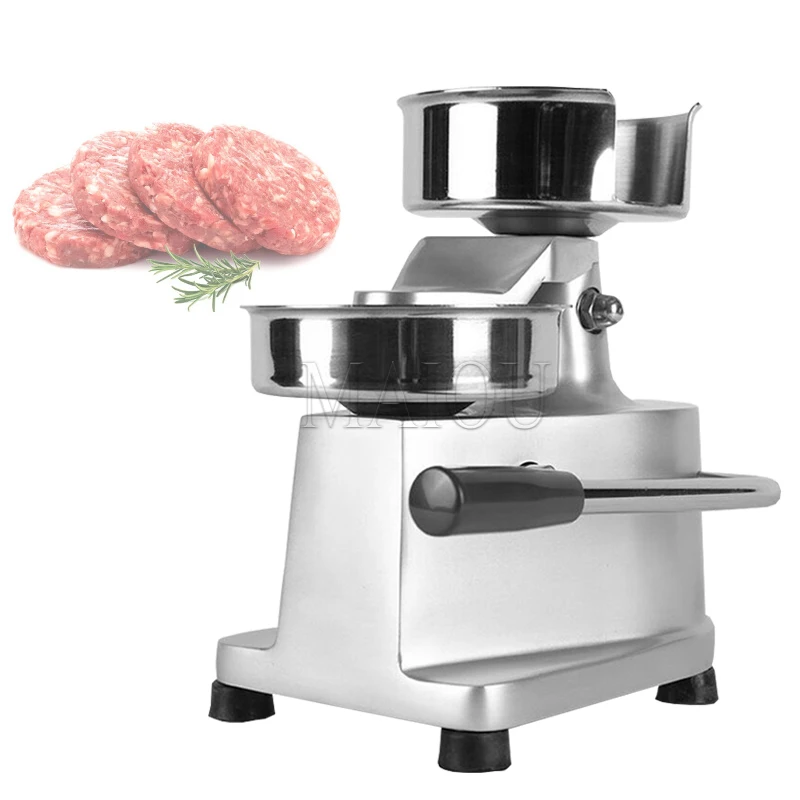 150mm Burger Press Manual Hamburger Patty Maker Burger Machine Stainless Steel Meat Pie Forming AM15 Kitchen Tool