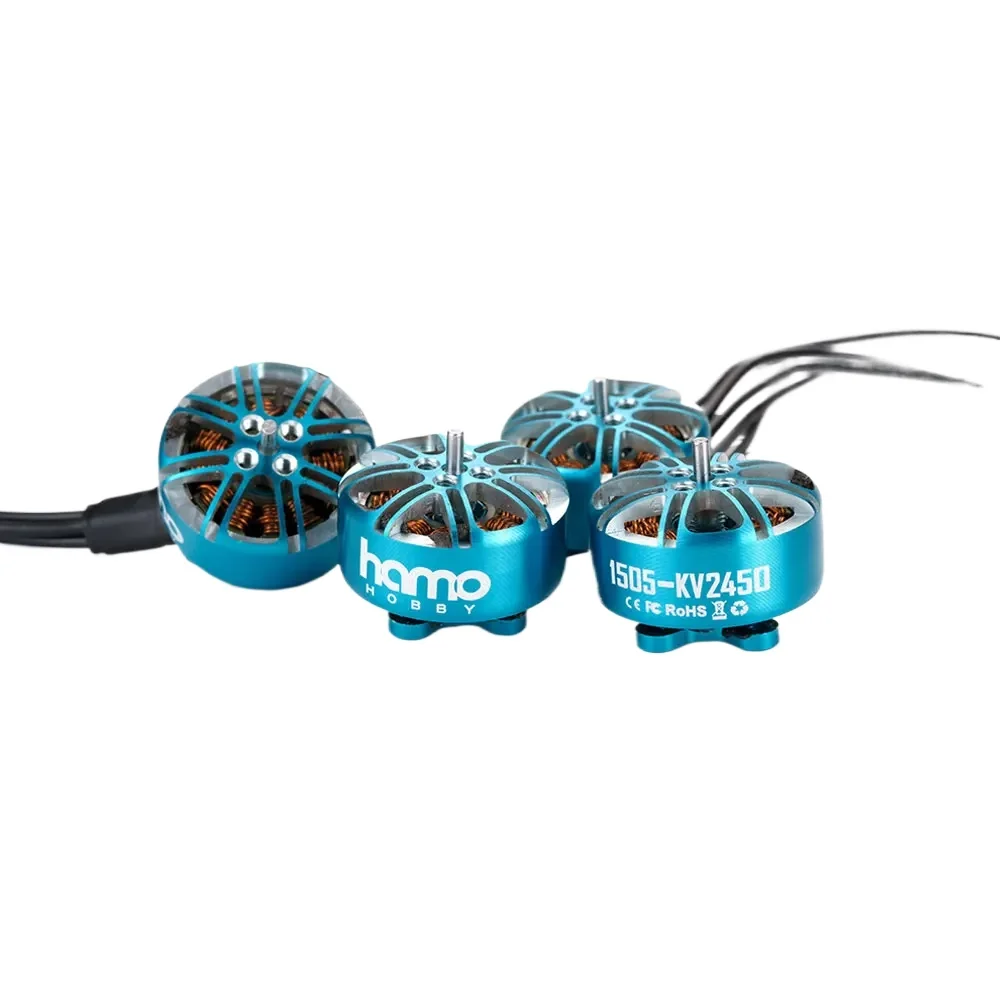 Hamo HOBBY 1505 2450KV/3750KV Brushless Motor 3~6S Lipo for 2.5~4inch Propeller FPV Race Drone