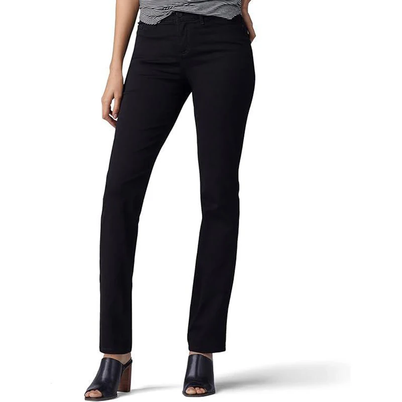 

Женские черные узкие прямые повседневные джинсы, женские классические облегающие тонкие джинсовые брюки для девочек, корейские модные повседневные брюки
