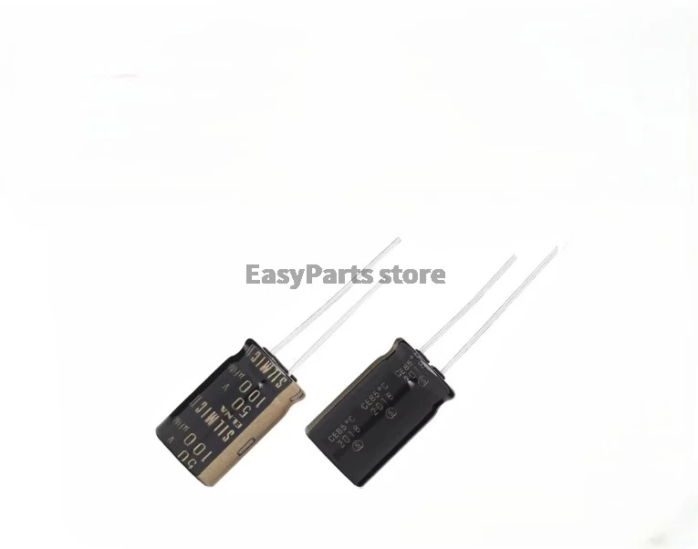 1/5/10PCS 100µF 50V ELNA Ina RFS SILMIC II Series  Brown God 2 Electrolytic Capacitor