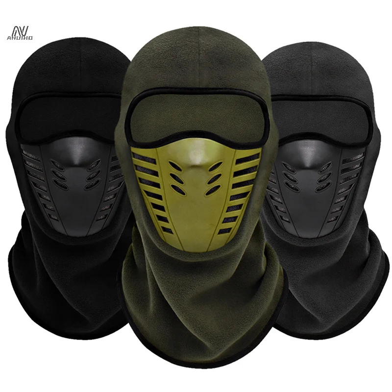 

1PC Motorcycle Mask Fleece Thermal Face Mask Keep Warm Riding Balaclava Biker Winter Windproof Ski Mask Men Women