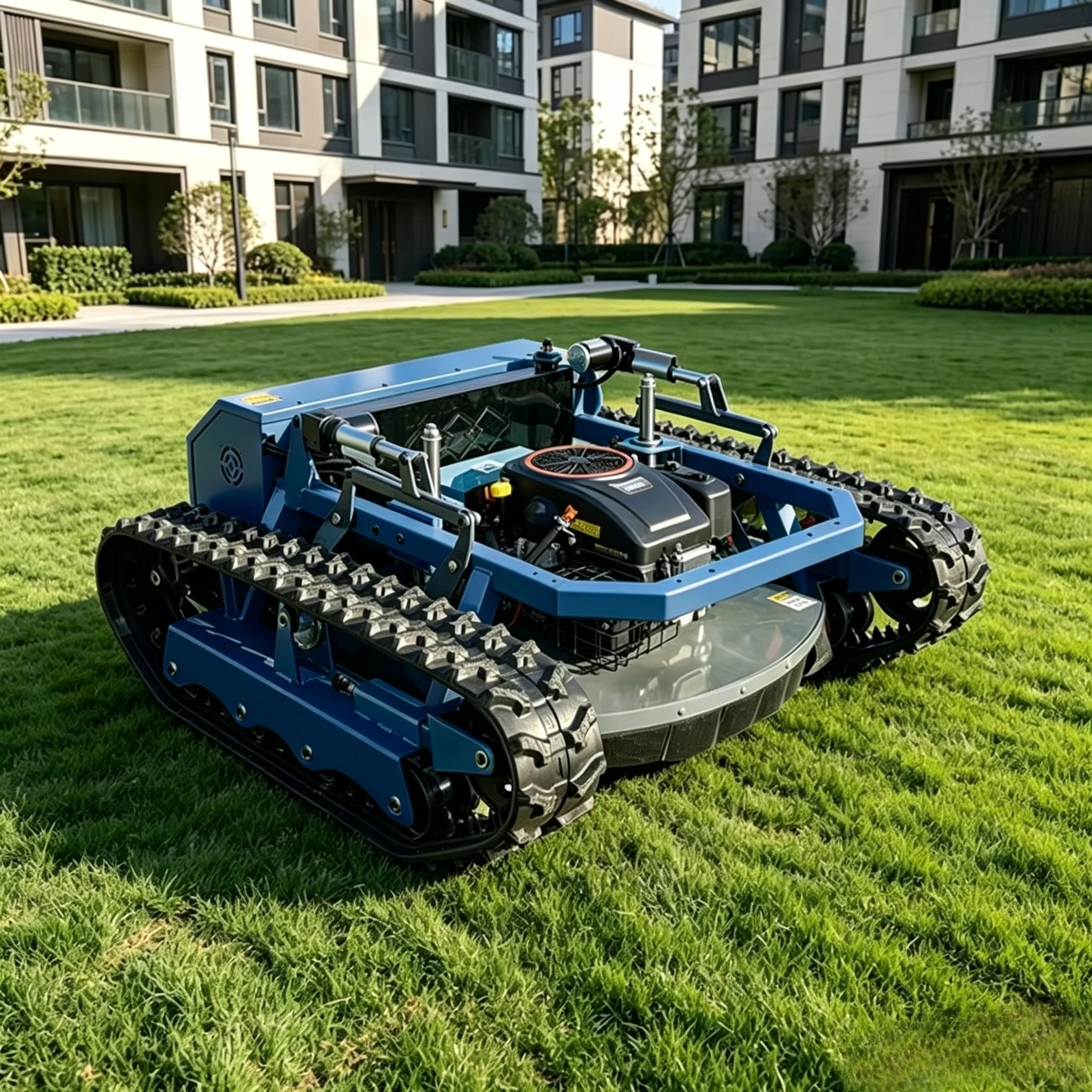 Customized Remote Control Lawn Mower with Durable Engine for Long Working Hours Low Failure Rate for Garden Care