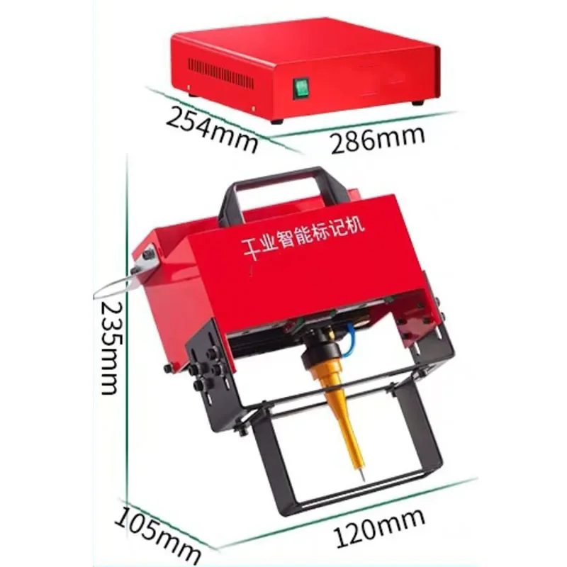 Pino pneumático de metal portátil (*20 mm) número do chassi de marcação de quadro 220 V/110 V