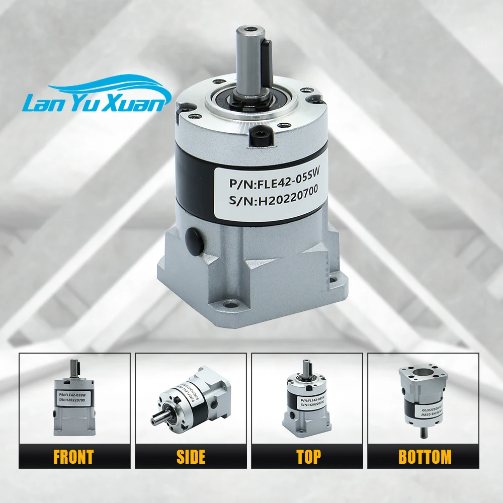 FLE42-SW عالية الدقة صندوق التروس الكوكبي المخفض صالح Nema17 42 5 مللي متر محرك متدرج نسبة 4:1 5:1 10:1 20:1 50:1 ل CNC #4