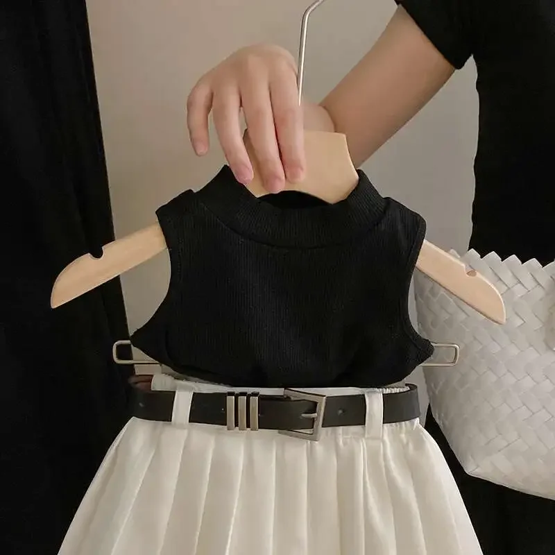 Childrens Clothing 2025 Summer New Girl\'s Fashion Tank Top Sweet Cool Fashion Skirt Set Baby Girl Sweet Simple Clothes