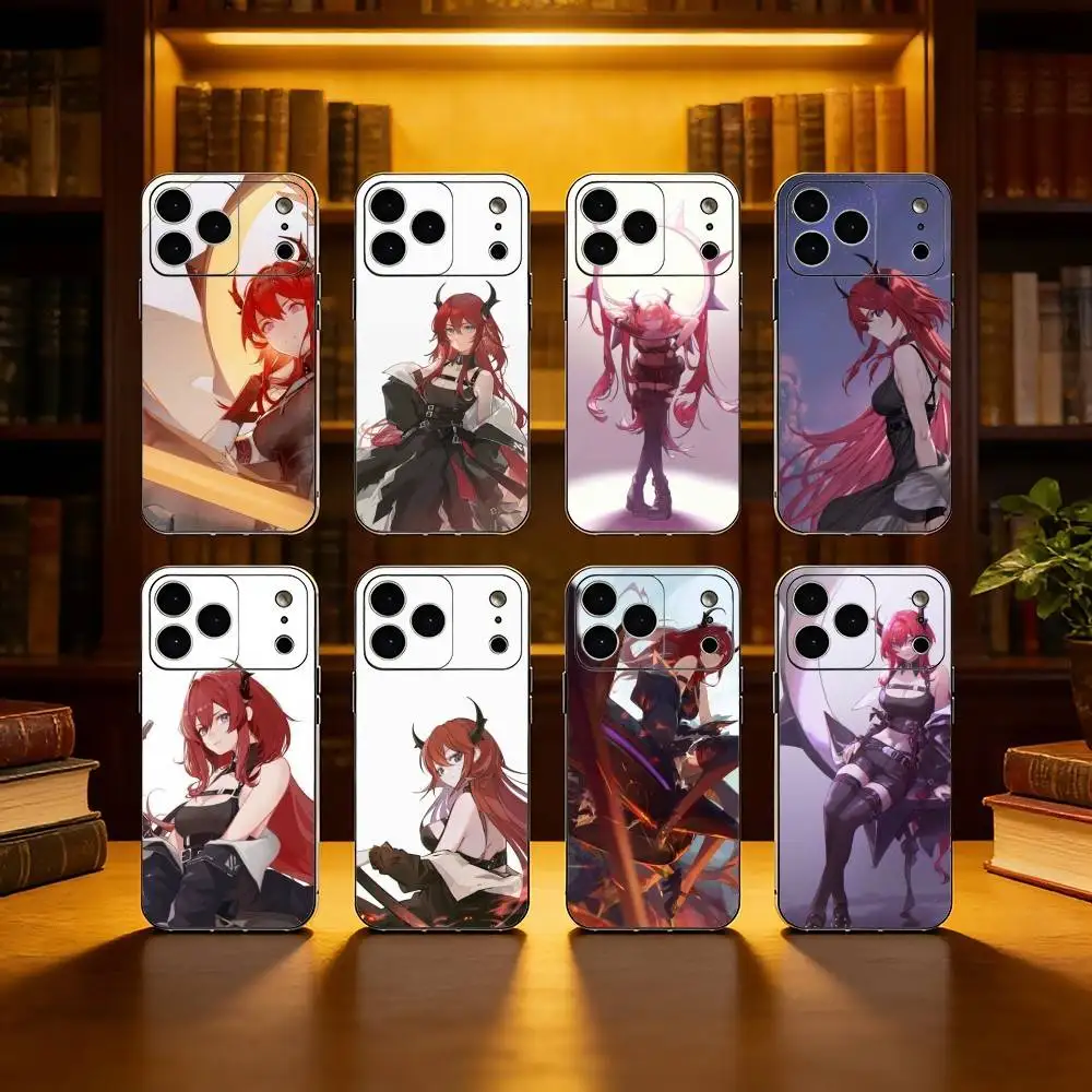 

S-Surtr Phone Case For iPhone 17,16,15,14,13,12,11 Plus,Pro Max, Soft Silicone Black Cover