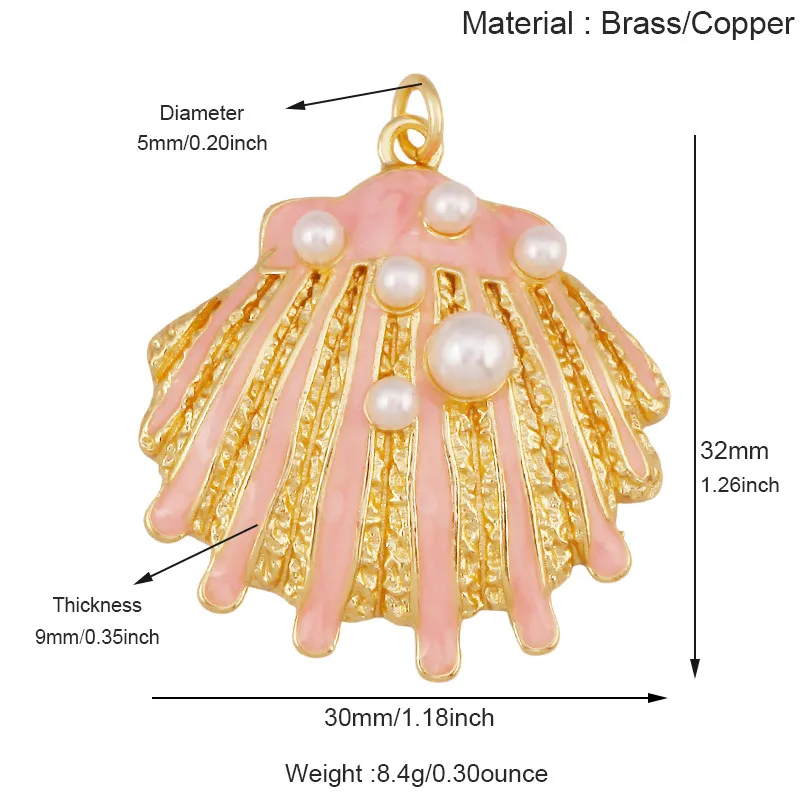 Lobster Conch Fish Bone Starfish Shell Fish Marine Animal Charms Pendants,Jewelry Making DIY Bracelet Necklace Accessories S62