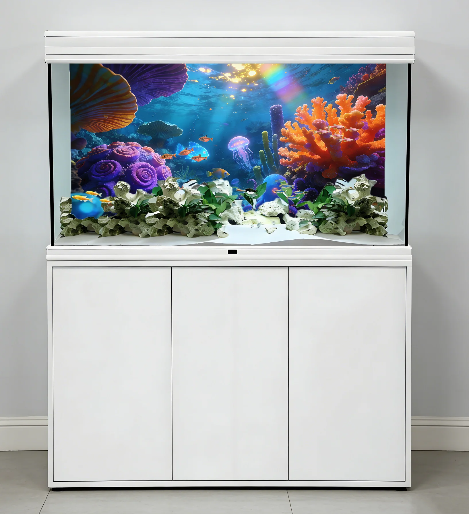 Il mondo subacqueo sotto la lu - Aquarium Fish World recensione e prezzo