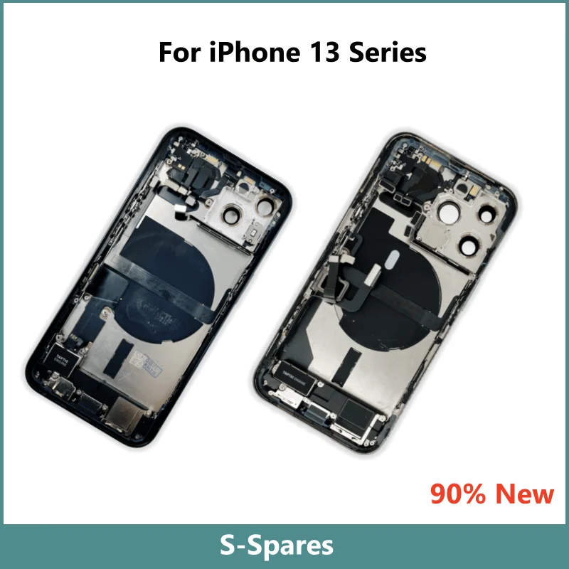 middle-housing-frame-with-back-glass-flex-cables-assembly-for-iphone-13-pro-max-13mini-original-but-not-new