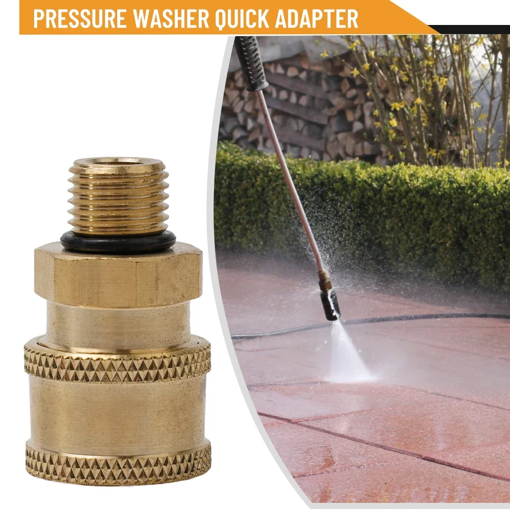 Quick Release Connector Coupler Fitting for High Pressure Washer & Hose Reliable and Convenient Perfect for Boats