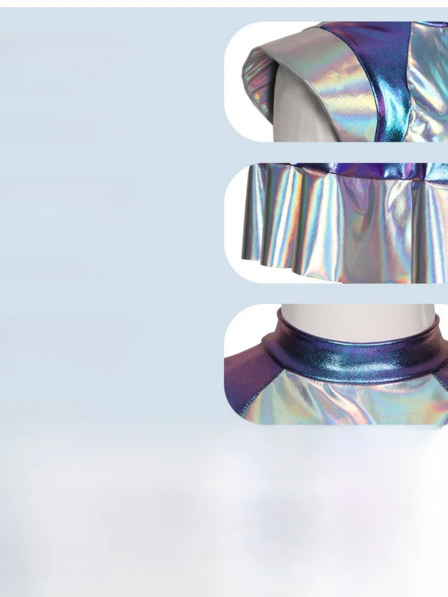 زي تنكري لروبوت فضائي ذكي، ملابس لحفلات الهالوين ولعب الأدوار، مصنوع من البوليستر وألياف التراياسيتات 00٪، ماركة سانبيفي