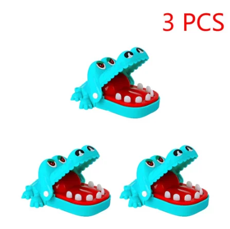 Raxfekro Jeu Dents De Crocodile – Jouet Mordre Doigts Pour Enfants 3+, Jeu De Société Fête En Famille, Croco Rigolo