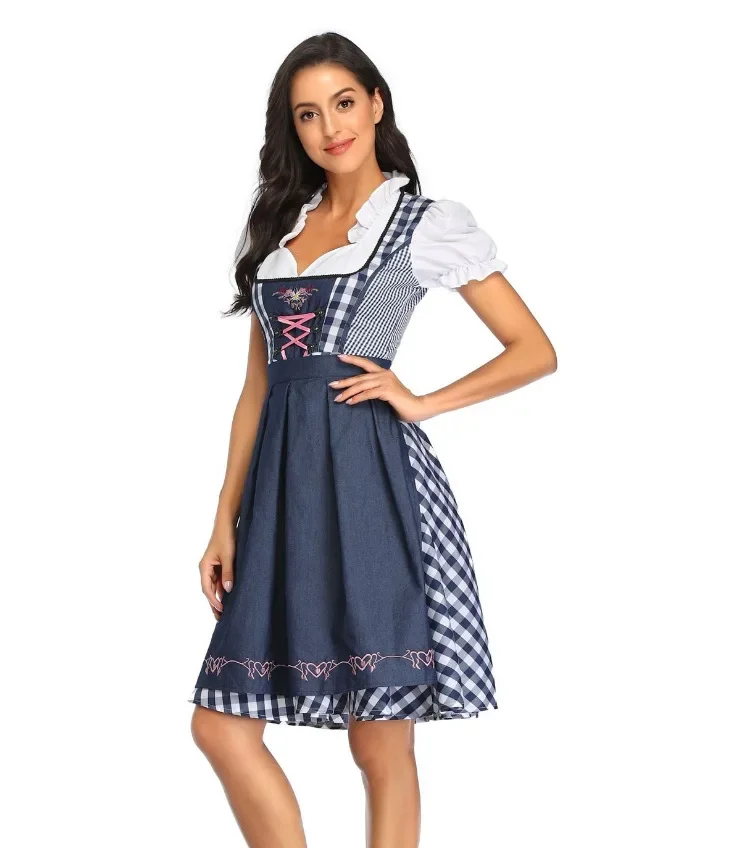 مثير الكبار النساء الألمانية Octoberfest البيرة فتاة Dirndl زي البافارية التقليدية حفلة البيرة خادمة تأثيري فستان