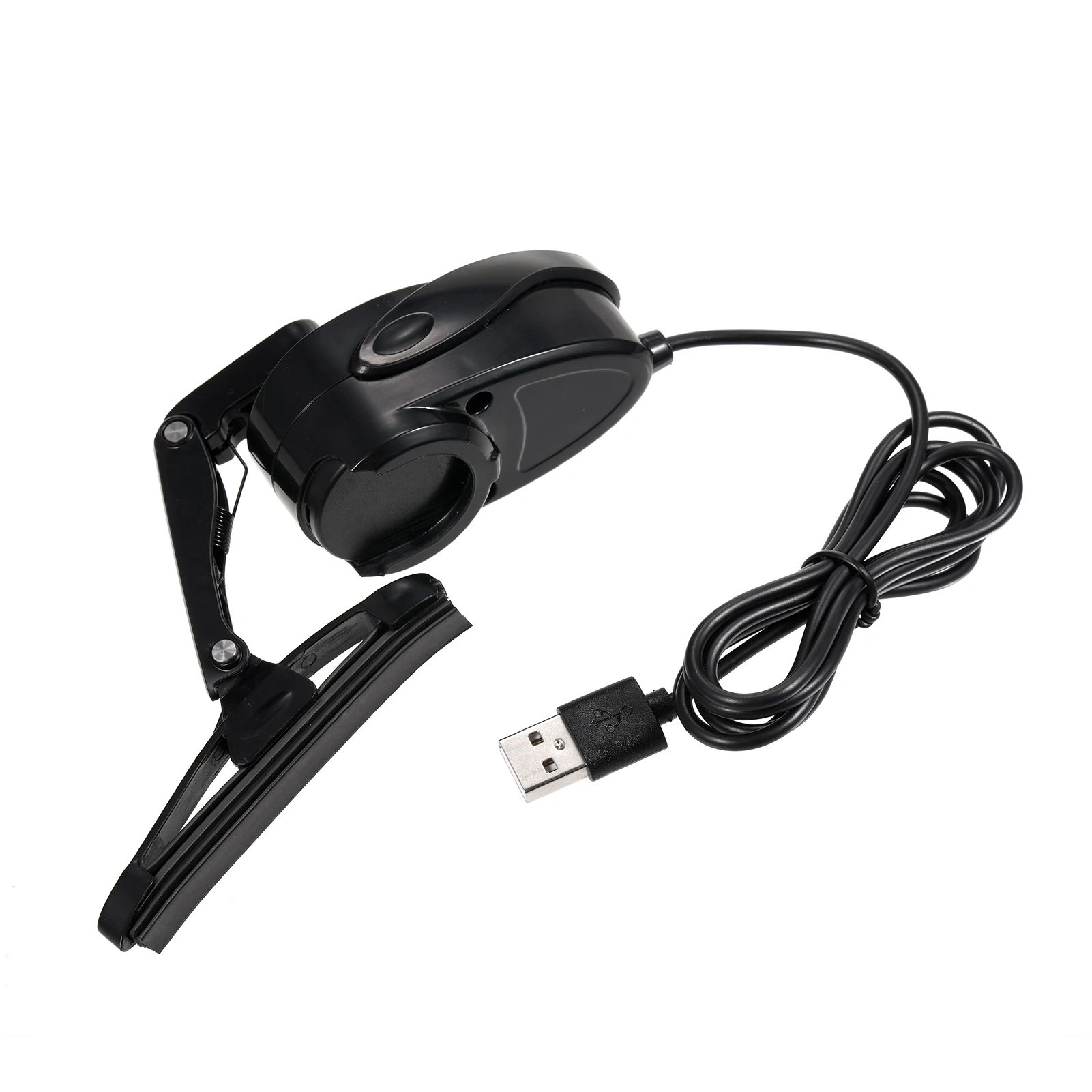 Kask wycieraczka motocyklowa 2W wodoodporny kask motocyklowy USB wycieraczka szyby przedniej Mini elektryczna wycieraczka