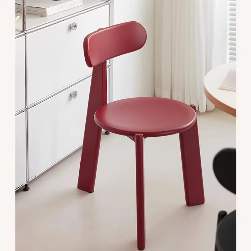 Modern Vintage Solid Wood Dining Chairs Minimalist Kitchen Table Seating for Small Spaces Home Furniture Study Computer Chairs