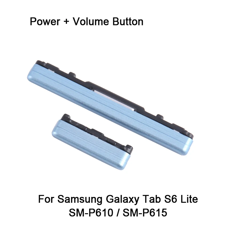 1 Pair Power Button + Volume Control Button For Samsung Galaxy Tab S6 Lite SM-P610 / SM-P615 Repair Replacement Part