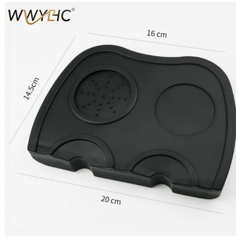 Suitable for coffee powder pad, bar corner handle filling  silicone non-slip machine appliance storage