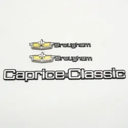 Custom Car Sticker For 1977-1990 Caprice Classic Brougham Trunk Emblem Badge Logo Script