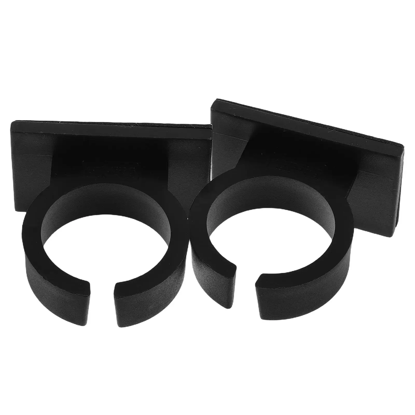 

2pcs Microphone Brand Clip Buckle Durable Plastic Stand Clamp Accessories Portable Mic Hanger Hook Interview Recording Scenarios