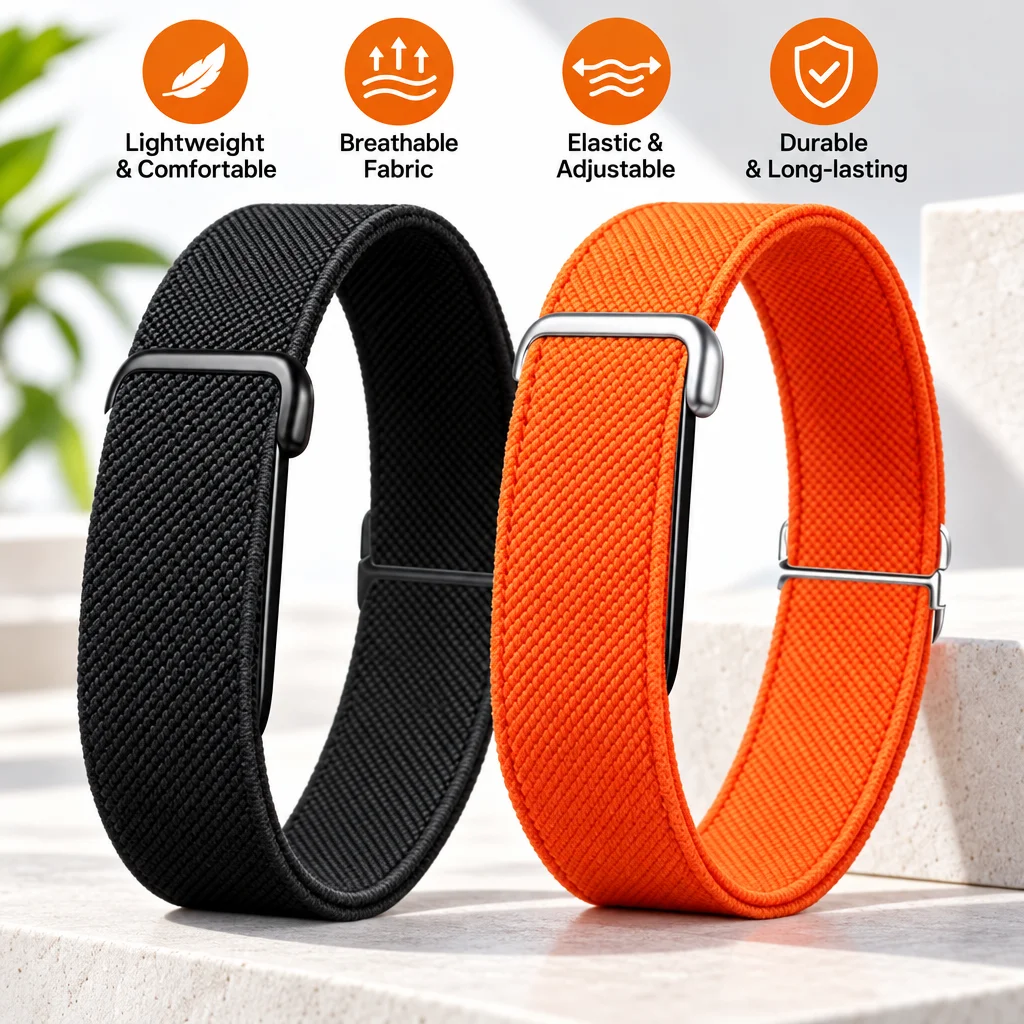 For Google Fitbit Air Nylon Strap Smart Watches Band Sports Adjustable Elastic Belt Bracelet Men Women Correa Fitbit Air Bands
