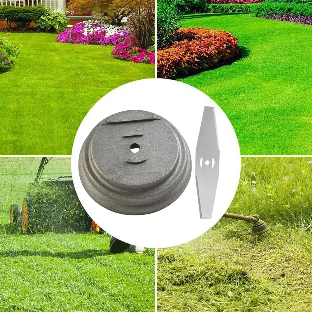 1pcs Metal Grass Cover Guard Blade Base Garden Electric Lawn Mower Knives Accessories Wireless Charging Trimmers Kit