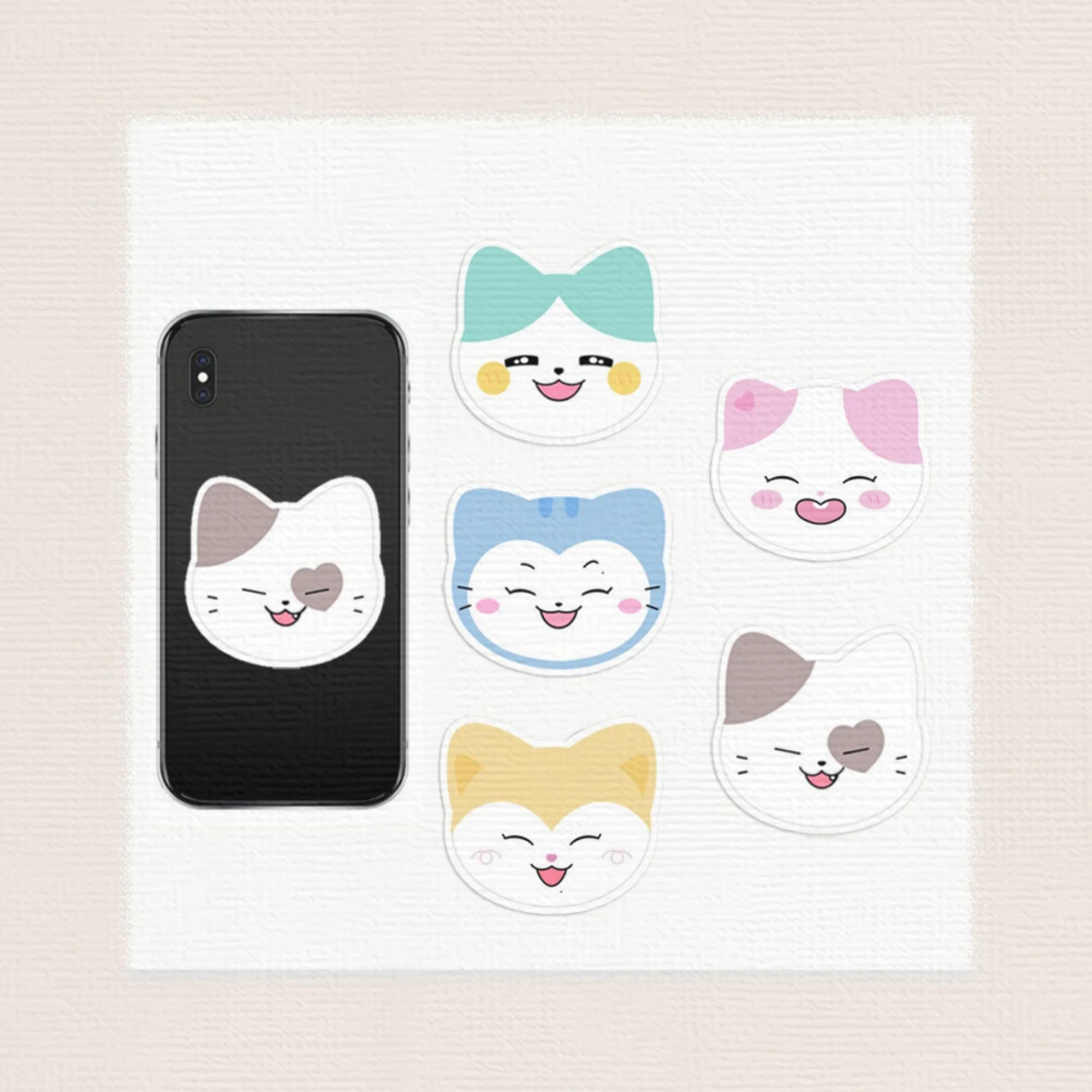 حامل هاتف KPOP ITZY حامل Twinzy Yeji Lia Ryujin Chaeryeong Yuna HD طباعة الصور تمديد حلقة قبضة الاصبع المشجعين الهدايا #1