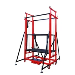 Electric Lifting Scaffold Mobile Folding Remote Control Fully Automatic Lifting Platform Indoor and Outdoor Decoration Hoist