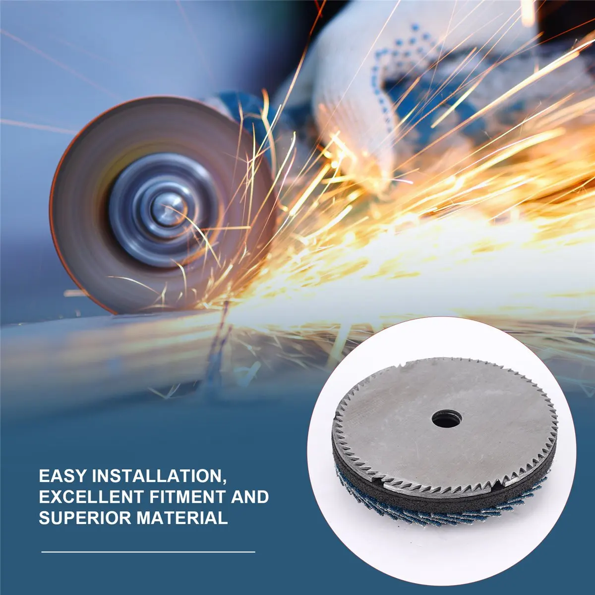 #57X 5Pcs 75mm Cutting Disc for 10mm Bore Angle Grinder Metal Saw Blade,Cutting Disc,(Metal+resin+diamond)