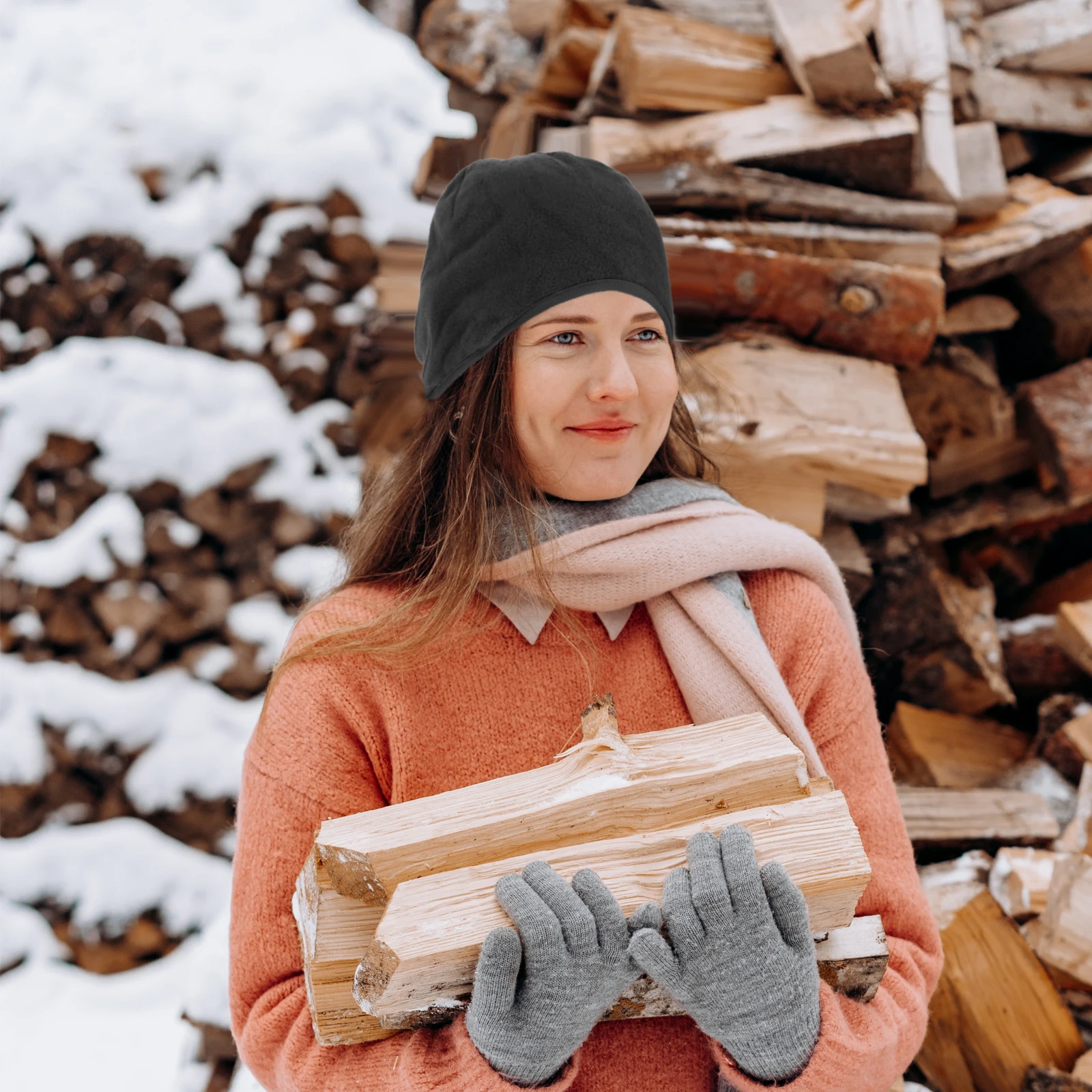 

Windproof and Warm Hat Women's Hats & Caps Protective Cover Polar Fleece Outdoor Fashion Skiing Wool Hiking Cycling