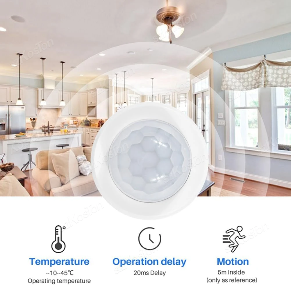 ZigBee PIR Motion Sensor eWelink APP Human Body Movement Infrared Detector Smart Security Alarm for Home Assistant Zigbee2MQTT