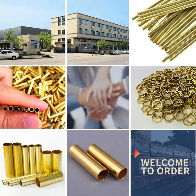 Brass pipe 1mm wall thickness 3-32mm OD brass tube 300mm 500mm length Straight tubing outer diameter modeling rod cutting DIY