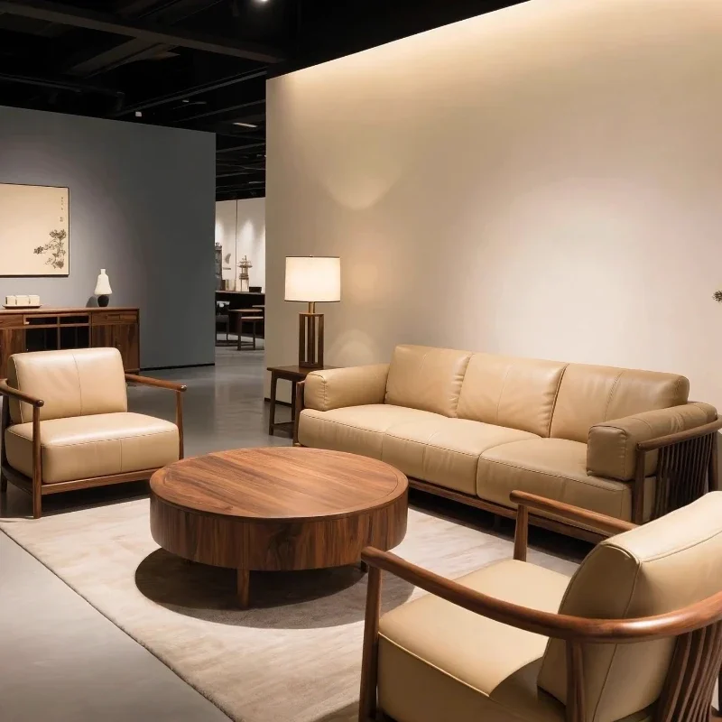 

Beige Two Seaters Living Room Sofas Modern Luxury Armchair Puffs Living Room Sofas Soft Boneless Meuble Salon Furniture Home