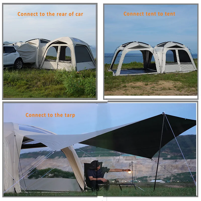 Large Space Weatherproof Camping Tent New Design Outdoor Picnic Travel Cover Sunscreen Camping Shelter for Travel