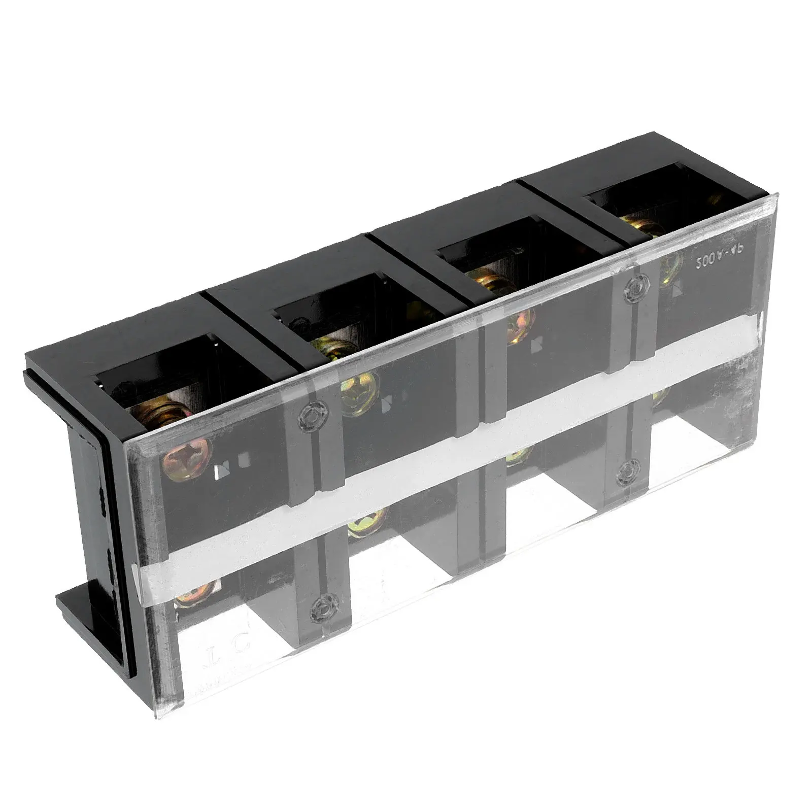Pc Fixed Terminal Strip Copper Electrical Terminal Block Reliable High Current Wiring Connection Unit for Industrial Wiring