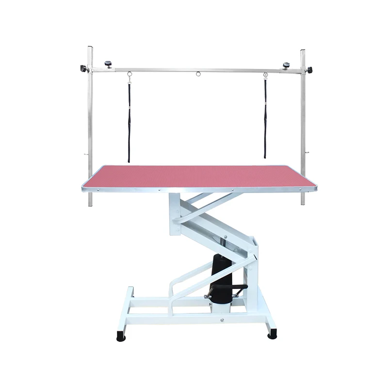 Vet Grooming Table, Hydraulic Beauty Table, 201 Model, Adjustable Height, Heavy Duty, Pet Salon Equipment