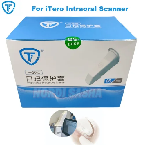 25 unids/caja TPU desechable iTero Escáner Intraoral Fundas protectoras Dental iTero Escáner Intraoral cubierta protectora