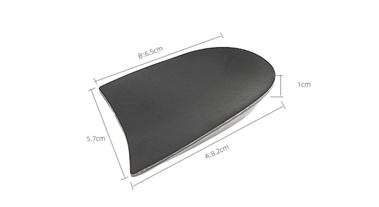 1Pair Orthopedic Shoes Sole Insoles O/X Type Leg Insoles & Shoe Inserts Medial Lateral Heel Wedge Lift Silicone Pads Corrective 5