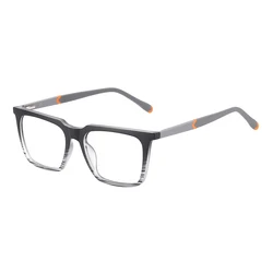 Colorful Full Rim Sports Glasses Frame Large TR90 Square With Spring Hinge For Prescription Lenses