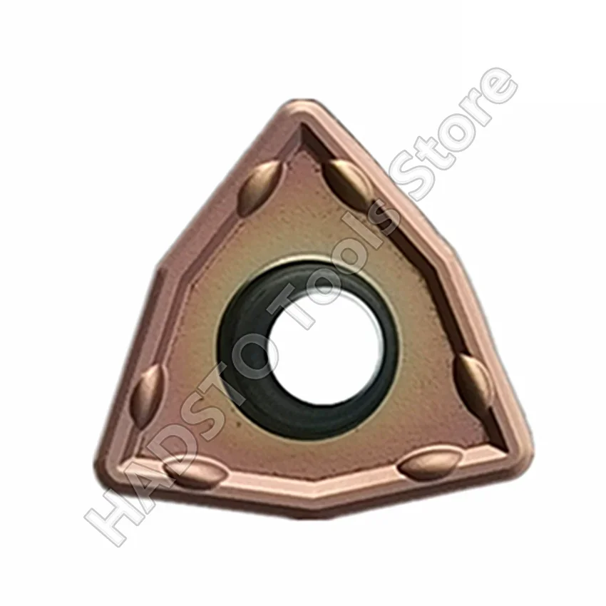 WCMX 050308 FN HS5231/WCMX06T308FN HS5231 WCMX05 WCMX06 HADSTO CNC كربيد إدراج U-الحفر إدراج الحفر الضحلة #6