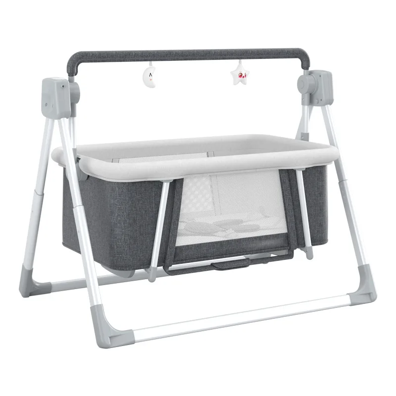 Multi-function electric cradle for baby folding shaker Rocking chair for newborn baby bed lifting basket