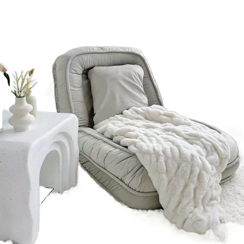 

Human kennel lazy folding balcony sofa bed room huge bedroom double Internet celebrity tatami