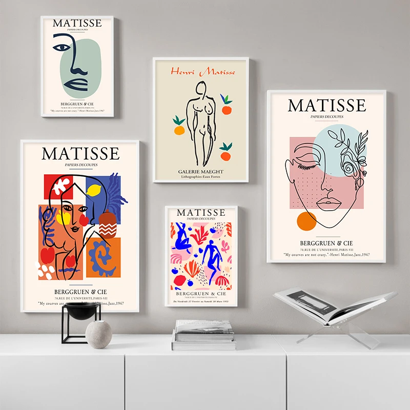 Modern Abstract Canvas Art Matisse Posters And Prints Fine Art Wall Art Pictures For Home Wall Decor