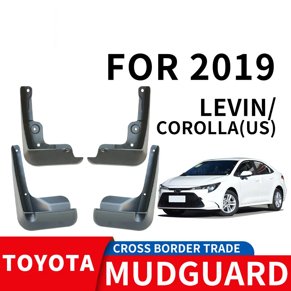 

For 2019 TOYOTA LEVIN COROLLA mudguard Mudflaps Front Rear Flares Splash Guards Cover Car Accessoie