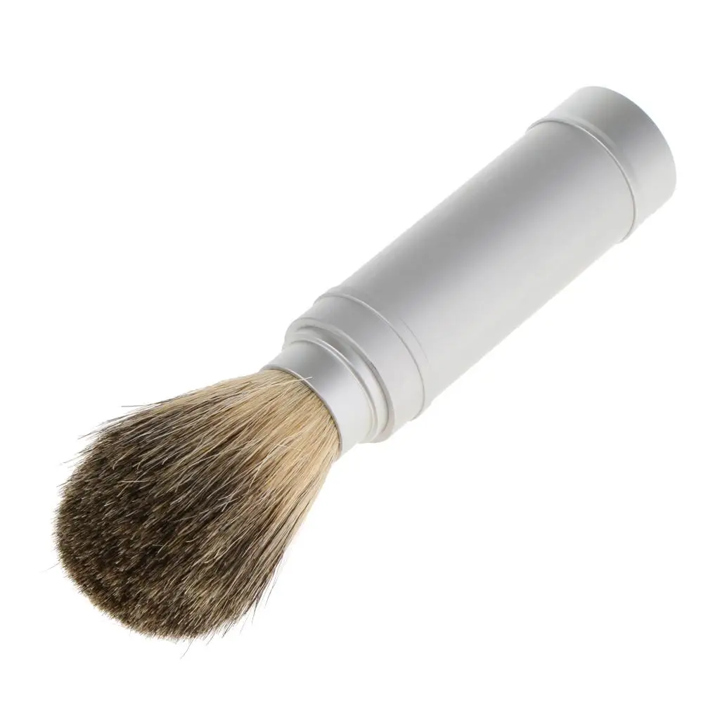 High Quality Shaving Brush in Beard Shave Brush Tool Tube Case Perfect